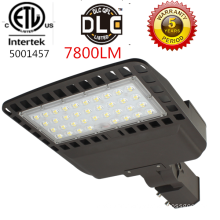 ETL listed 60w led shoe box light 7800lm